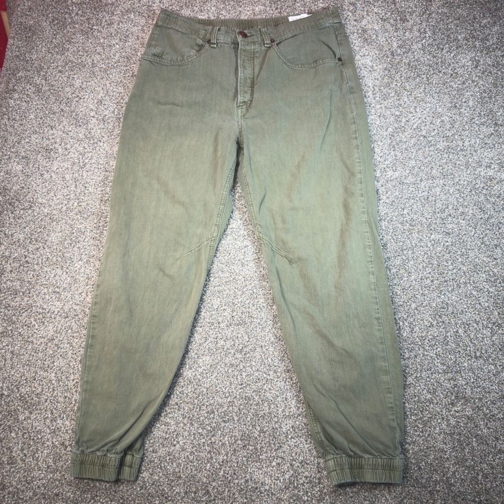 Rag & Bone Olive Green Jogger Pants Womens 31‎ Button Fly Tencel Utility Casual